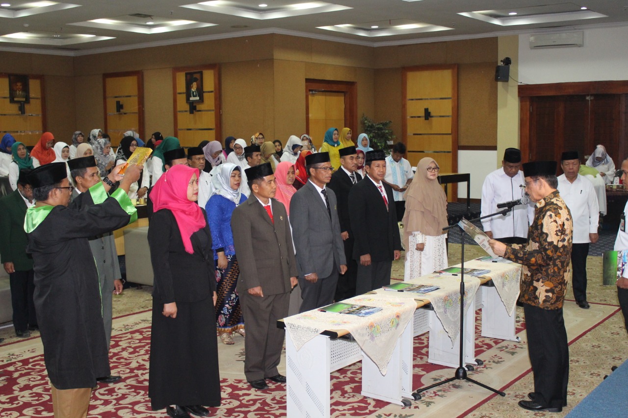 Gambar Lantik Eselon III dan IV, Rektor Ingatkan Lima Budaya Kerja Kemenag